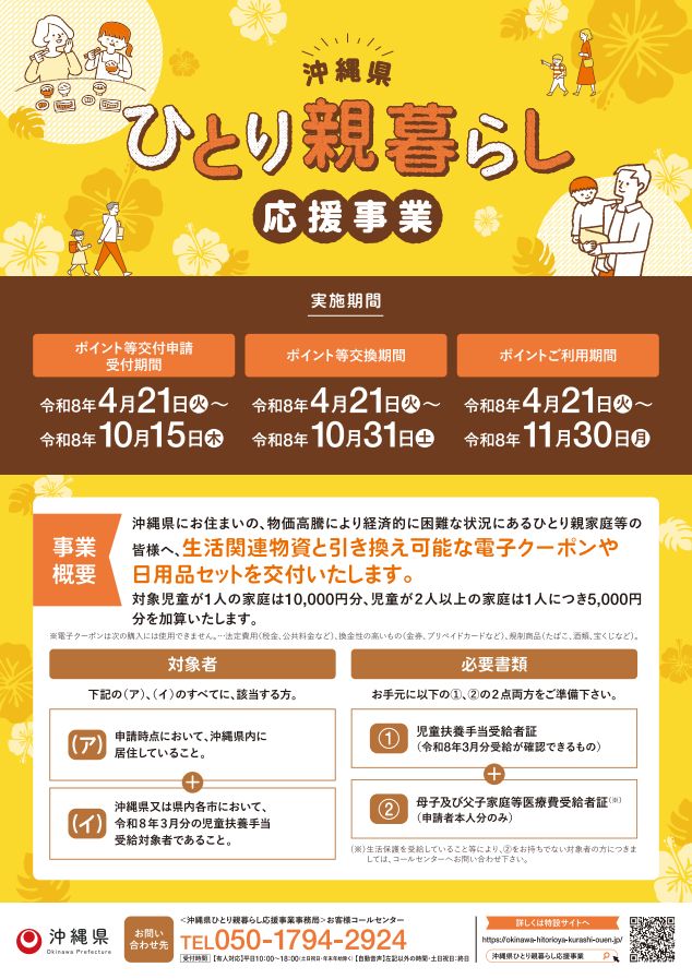 ひとり親家庭暮らし応援事業チラシ1