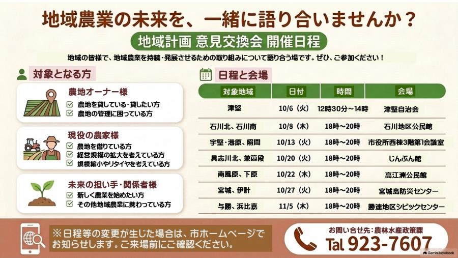 地域計画 日程表
