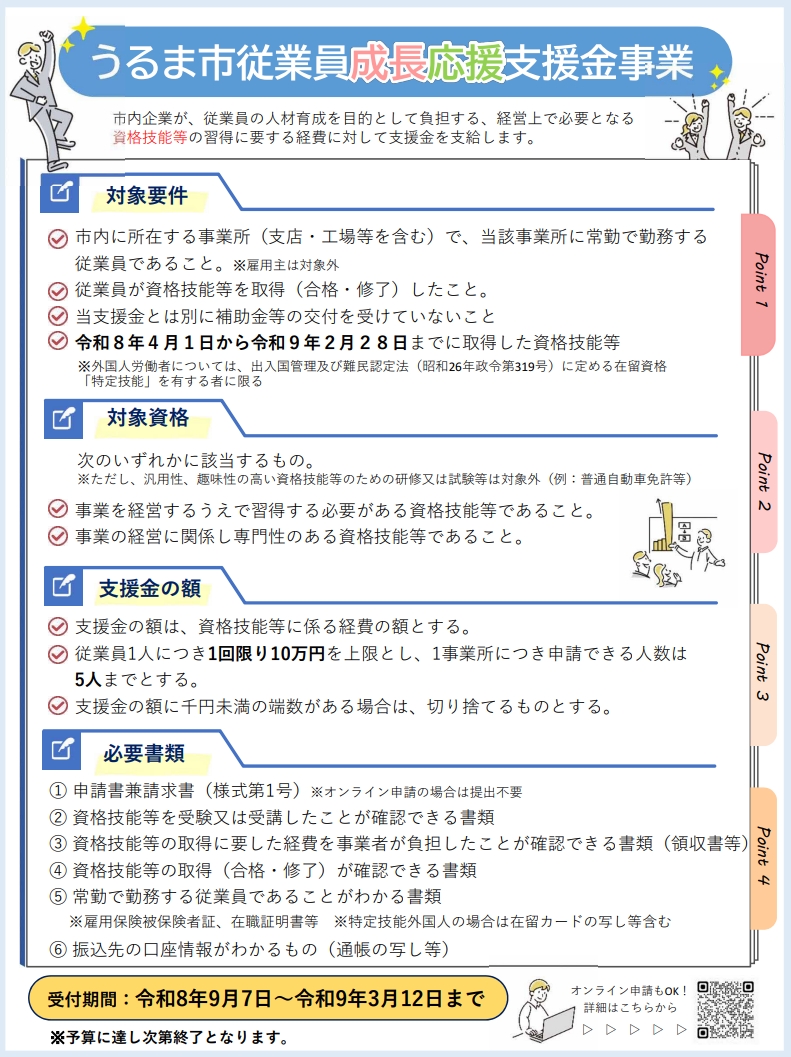 従業員成長応援支援金事業裏