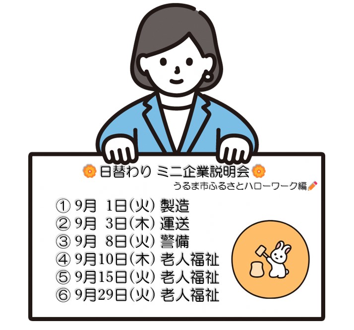 ＬＩＮＥ掲載ミニ企業説明会（9月）