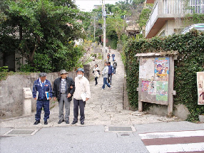 金城地区視察