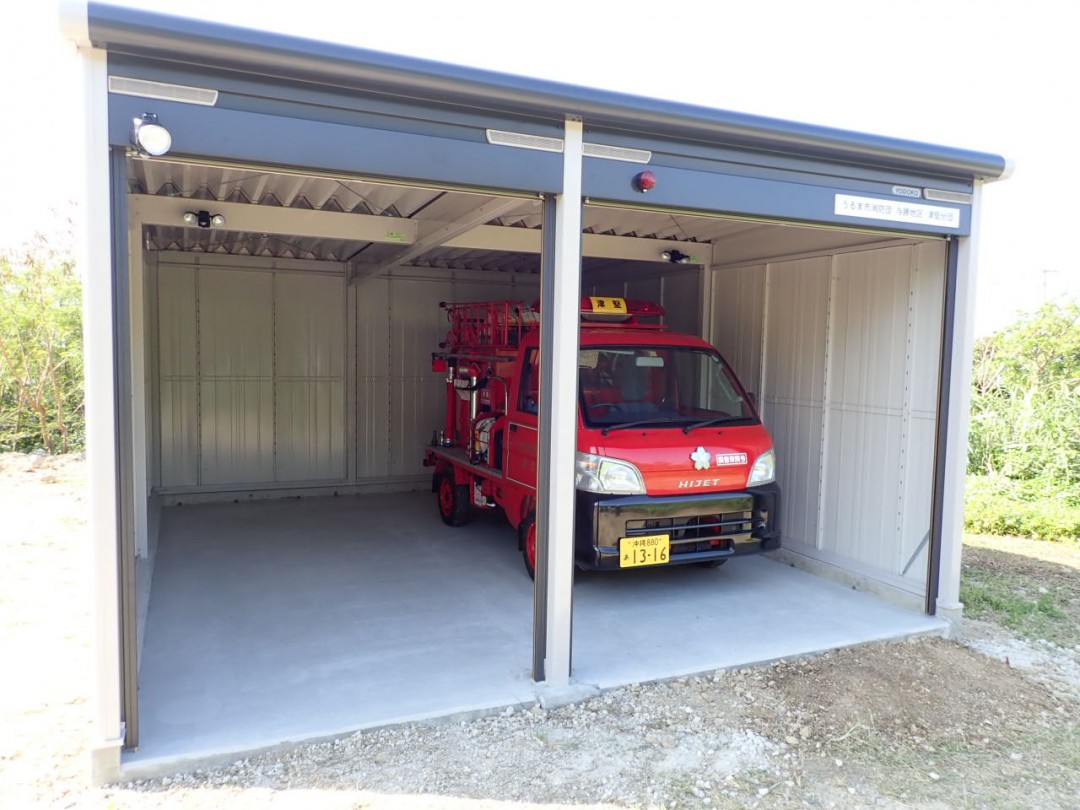 津堅島消防車庫の画像