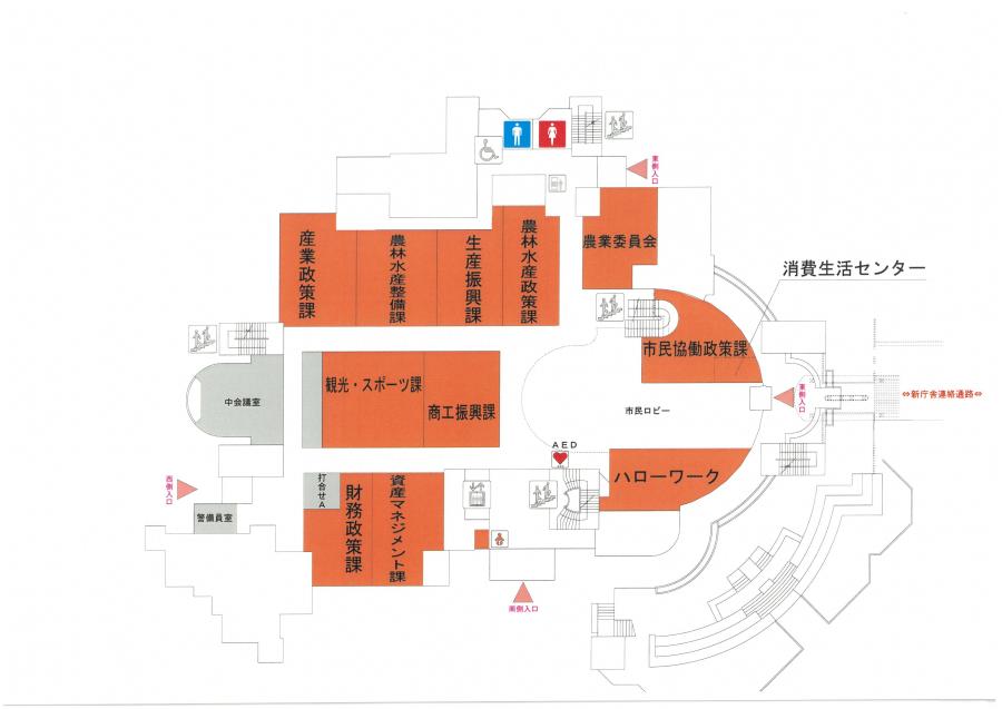 西棟1階
