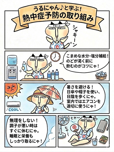 猫と学ぶ熱中症