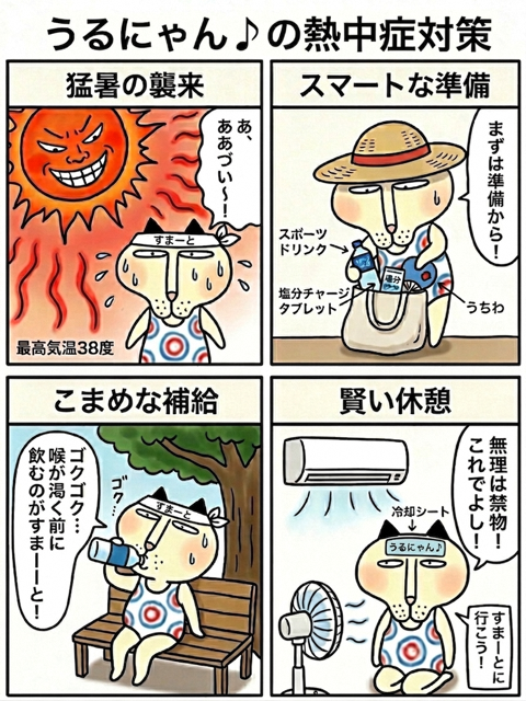 熱中症うるにゃん