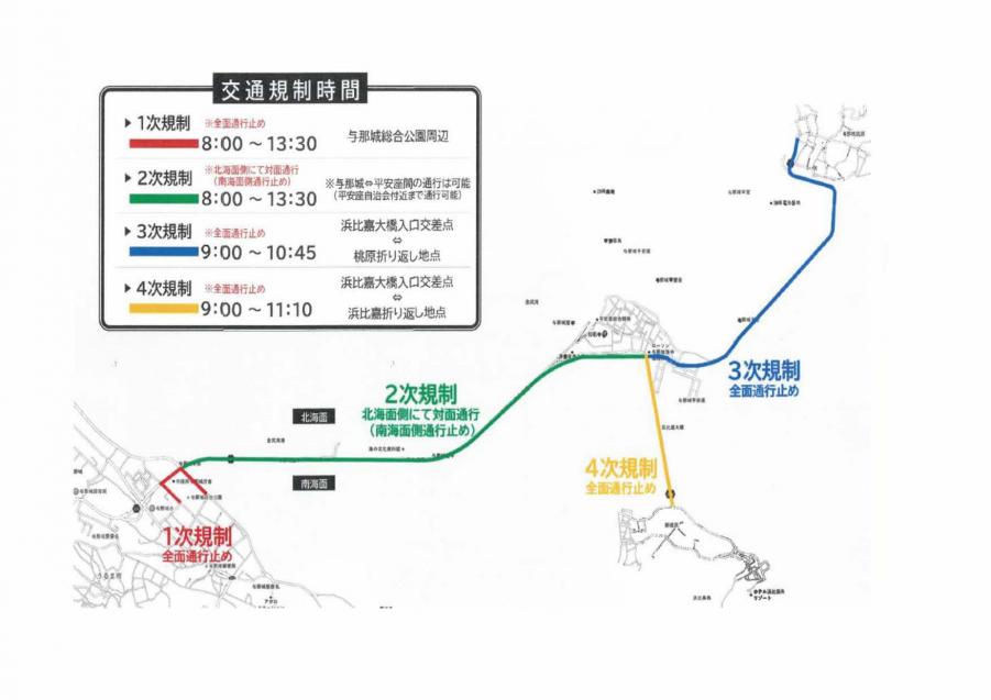 交通規制について